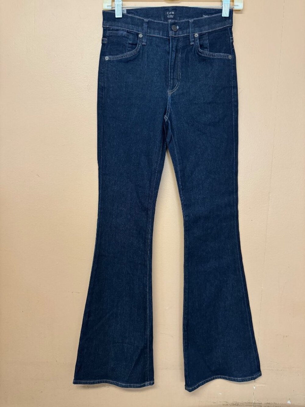Citizens of Humanity Fleetwood Petite High Rise Flare Jeans 25 Ozone Rinse NWT